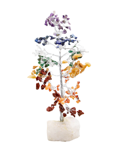 Chip Tree w/ Stone Base - Chakra Medium