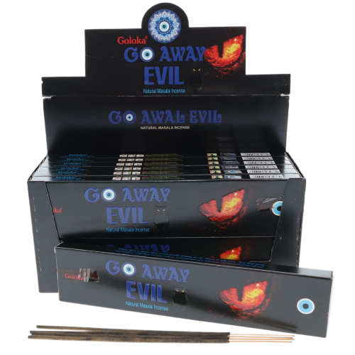 Goloka Black Series Go Away Evil Incense Sticks