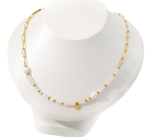 Collar Perla Blanca