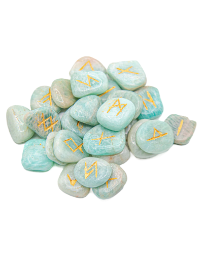 Amazonite Rune Set